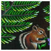 Violet Chipmunk Stof (Close Up)