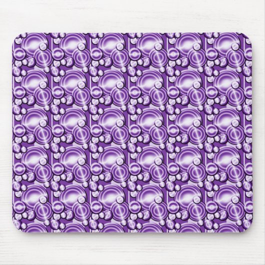 Violet cirkels patroon muismat (Voorkant)