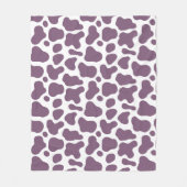 Violet Cow Fleece Deken (Voorkant)