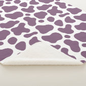 Violet Cow Sherpa Deken (3/4)