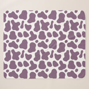 Violet Cow Sherpa Deken