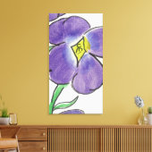 "Violet" D.C.B.-2022 Canvas Afdruk (Insitu (Woonkamer))