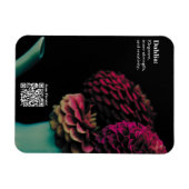 Violet Dahlia Boeket Educatieve Koelkast Magneet (Horizontaal)