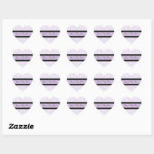 Violet Damask Baby shower Favor Stickers (Vel)