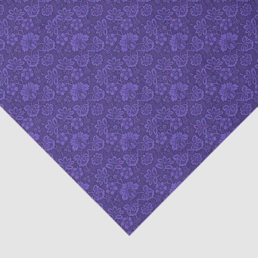 Violet  Damask Tissuepapier (Detail)