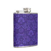 Violet  Damaspatroon Heupfles (Rechts)