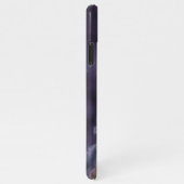 Violet Dark Paarse grijze bruine geode marmer Art iPhone Hoesje (Rechterkant)