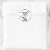 Violet de Kat Sticker (Ontmoet de Mews) (Tas)