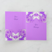 Violet Deco Easter Kaart (Binnen)