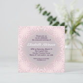 Violet Design Elegante Eenvoudige 16 Verjaardag Ui Kaart (Staand voorkant)