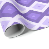 Violet diamantpatroon cadeaupapier (Rol Hoek)