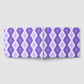 Violet diamantpatroon gastenboek (Volledig)