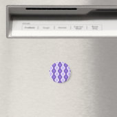 Violet diamantpatroon magneet (Insitu (Vaatwasser))