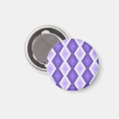 Violet diamantpatroon magneet (Voorkant / Achterkant)