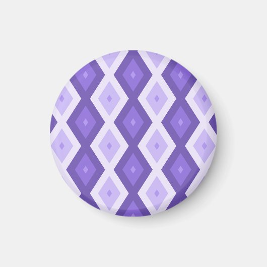 Violet diamantpatroon magneet (Voorkant)