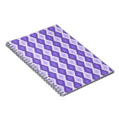 Violet diamantpatroon notitieboek (Rechterzijde)