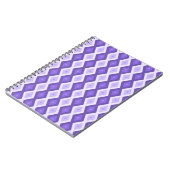 Violet diamantpatroon notitieboek (Linkerzijde)