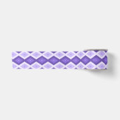 Violet diamantpatroon satijnen lint (Voorkant)