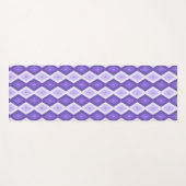 Violet diamantpatroon yogamat (Voorkant (horizontaal))