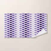 Violet Diamond Ombre Bad Handdoek (Handdoek)