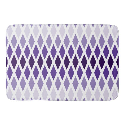 Violet Diamond Ombre Badmat (Voorkant)