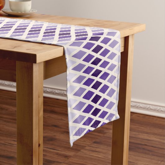 Violet Diamond Ombre Korte Tafelloper (Voorbeeld)