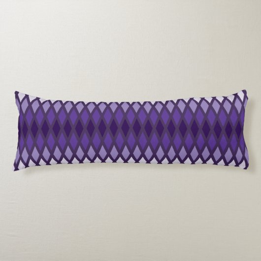 Violet Diamond Ombre Lichaamskussen (Voorkant)