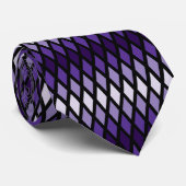 Violet Diamond Ombre Stropdas (Opgerold)