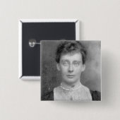 Violet Dickinson Vierkante Button 5,1 Cm (Voorkant /achterkant)