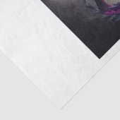 Violet Dragon Tissuepapier (Detail)