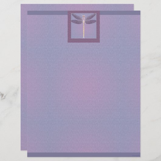 Violet Dragonfly (Voorkant / Achterkant)