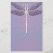 Violet Dragonfly Briefpapier (Voorkant)