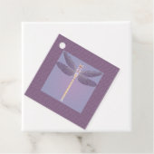 Violet Dragonfly Moederdag Bedankjes Labels (In situ)