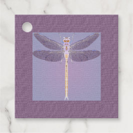 Violet Dragonfly Moederdag Bedankjes Labels