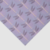 Violet Dragonfly Moederdag Tissuepapier (Detail)