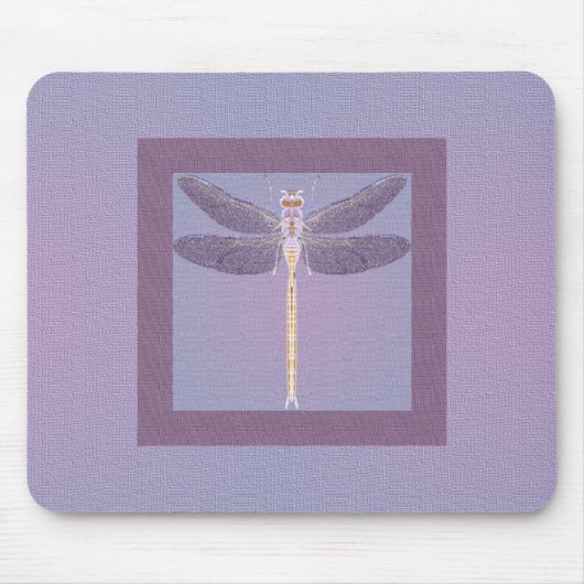 Violet Dragonfly Muismat (Voorkant)