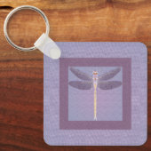 Violet Dragonfly Sleutelhanger (Voorkant)