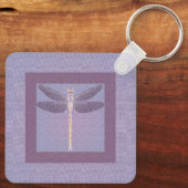 Violet Dragonfly Sleutelhanger (Achterkant)