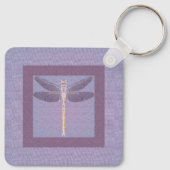 Violet Dragonfly Sleutelhanger (Achterkant)