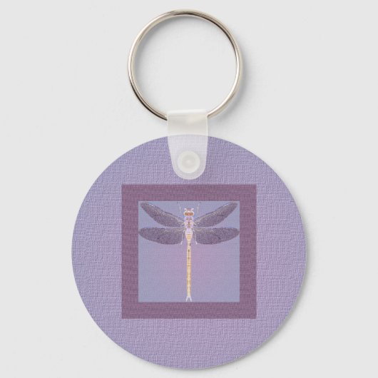 Violet Dragonfly Sleutelhanger (Voorkant)