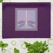 Violet Dragonfly Theedoek (Gevouwen)