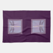 Violet Dragonfly Theedoek (Horizontaal)