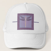 Violet Dragonfly Trucker Pet (Voorkant)
