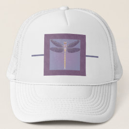 Violet Dragonfly Trucker Pet