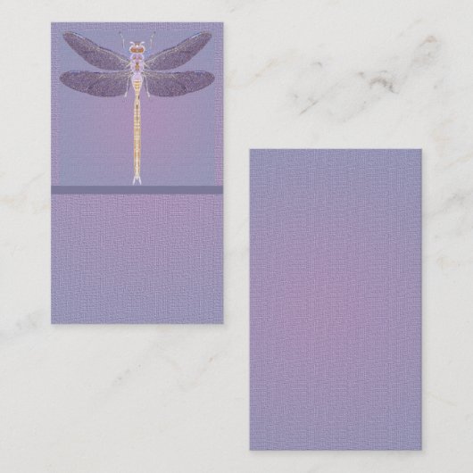 Violet Dragonfly  Visitekaartje (Voorkant / Achterkant)