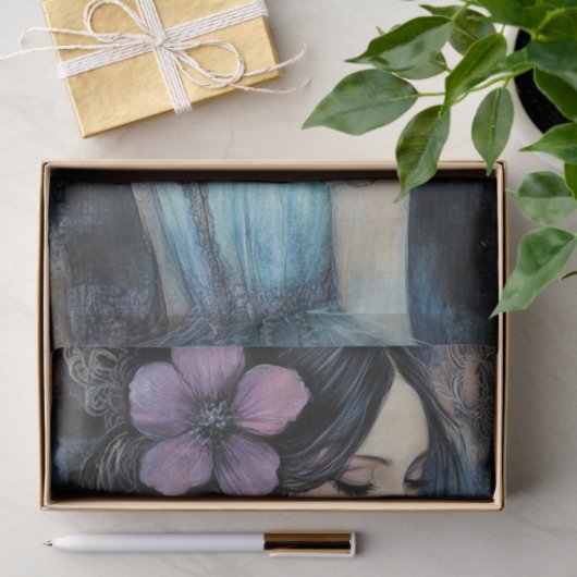 Violet Dreams Waterverf Tissuepapier (Geschenk)