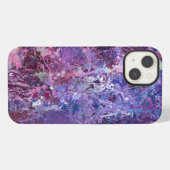 Violet drups onthouding iPhone hoesje (Achterkant horizontaal)