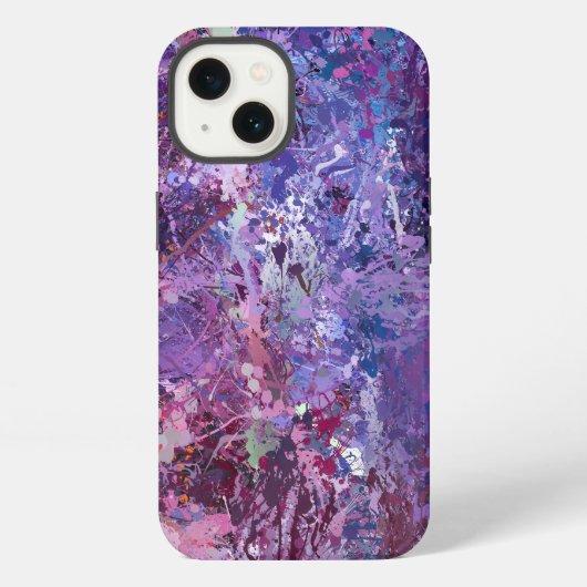 Violet drups onthouding iPhone hoesje (Achterkant)