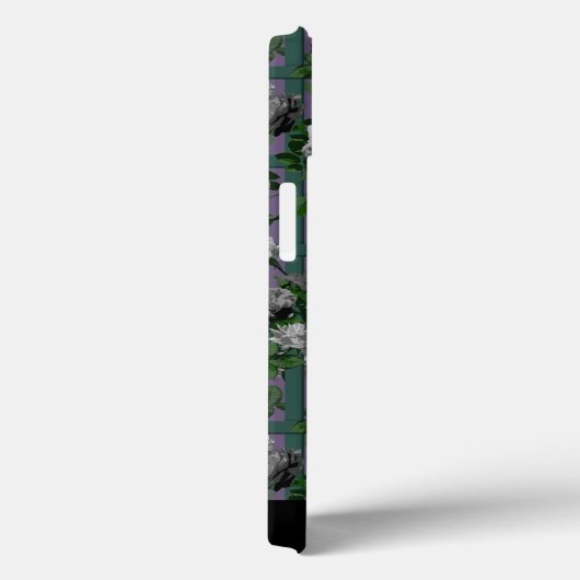 Violet Elegant Floral Rozen Case-Mate iPhone Case (Achterkant / Rechts)