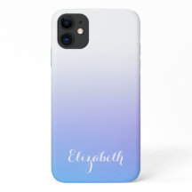 Violet- en blauw ombre-design